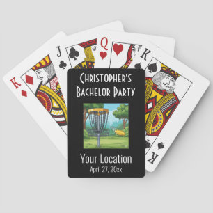 Jeu De Cartes Cadeau de mariage de golf en disque pour enterreme