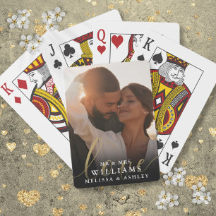Jeu De Cartes Cadeau de mariage personnalisé avec photo et écrit