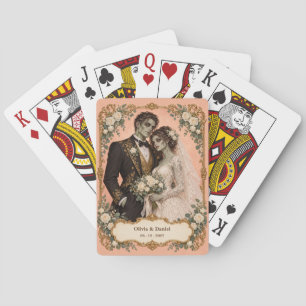 Jeu De Cartes Cadeau de mariage personnalisé de mariée et marié 