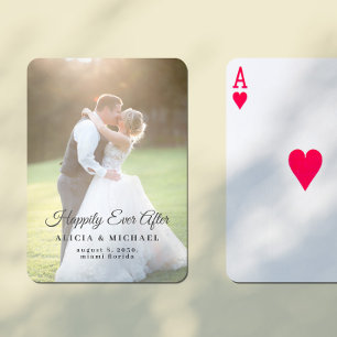 Jeu De Cartes Cadeau de mariage pour jeunes mariés heureux pour