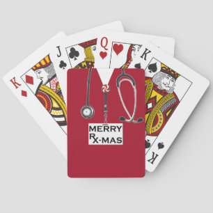 Jeu De Cartes Cadeau de Noël pour infirmière