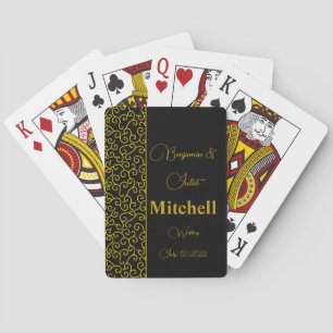 Jeu De Cartes Cadeau de thème de mariage de casino