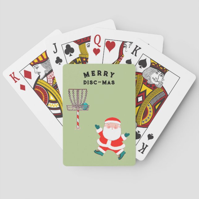 Jeu De Cartes Cadeau de vacances de golf sur disque (dos)