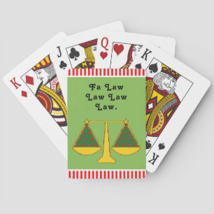 Jeu De Cartes Cadeau de vacances drôle pour avocat