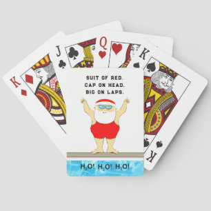 Jeu De Cartes Cadeau de vacances pour nageur de natation