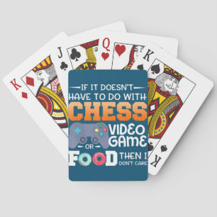 Jeu De Cartes Cadeau d'échecs   Jeu Vidéo D'Échecs Ou Conception