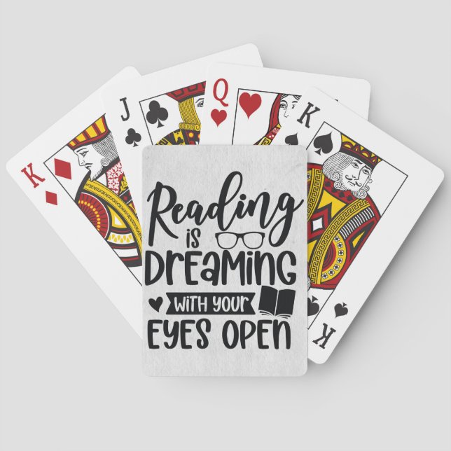 Jeu De Cartes Cadeau lecteur La lecture est un rêve (dos)
