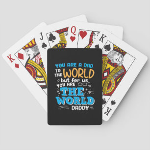 Jeu De Cartes Cadeau Papa Tu Es Le Monde Papa