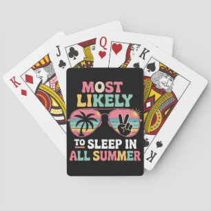 Jeu De Cartes Cadeau pour l'enseignant le plus susceptible de do