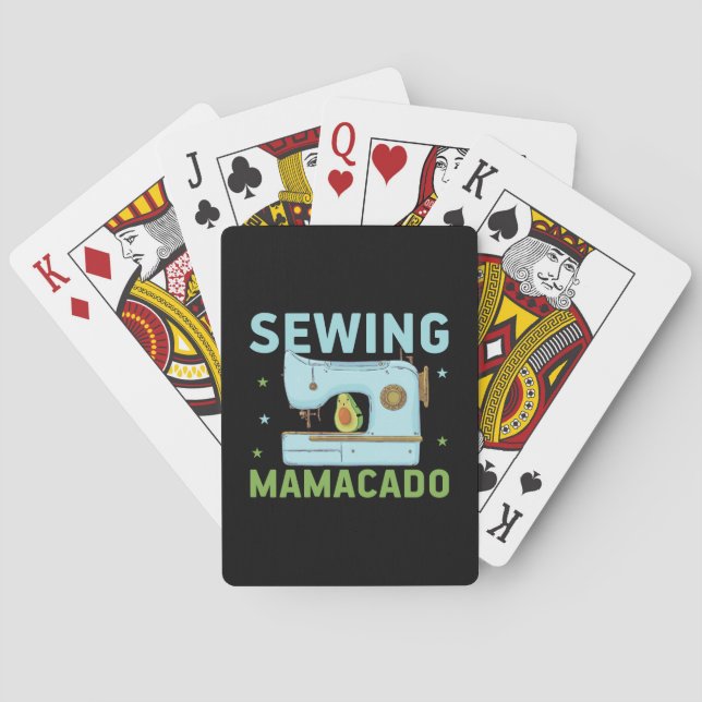 Jeu De Cartes Cadeau Quilter | Coudre Mamacado (dos)