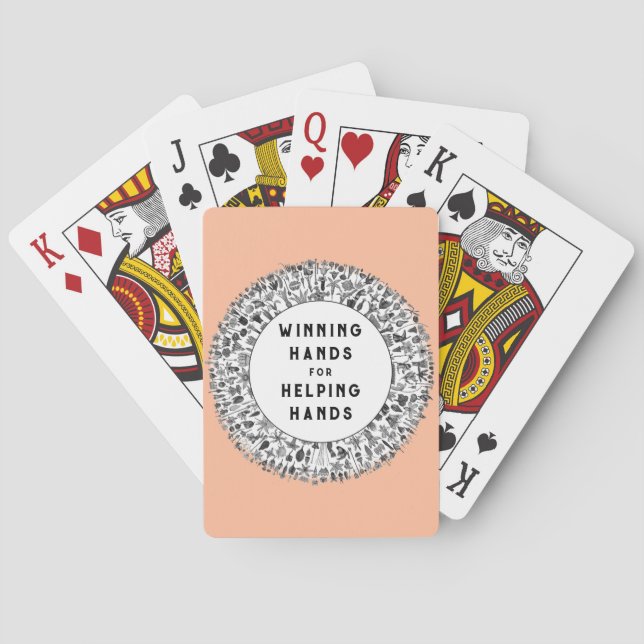 Jeu De Cartes Cadeaux d'appréciation des bénévoles (dos)