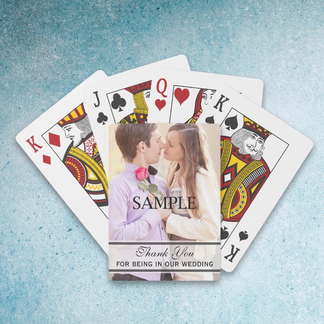 Jeu De Cartes Cadeaux de mariage ou de mariage bon marché Jouer  (Créateur téléchargé)