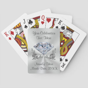 Jeu De Cartes Cadeaux de mariage personnalisés par diamant pour