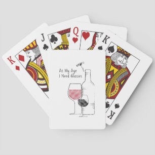 Jeu De Cartes Cadeaux drôles d'amateur de vin