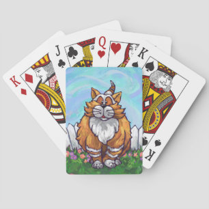 Jeu De Cartes Cadeaux et accessoires de chats de gingembre