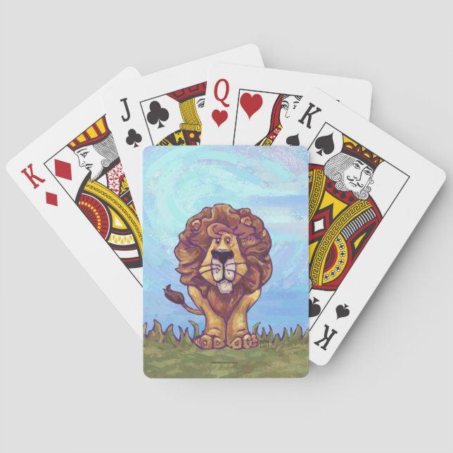 Jeu De Cartes Cadeaux et accessoires Lion (dos)