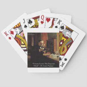 Jeu De Cartes Cadeaux et T-shirts «Chance» de Louis Pasteur