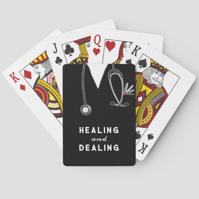 Jeu De Cartes Cadeaux Originaux Médecin (dos)