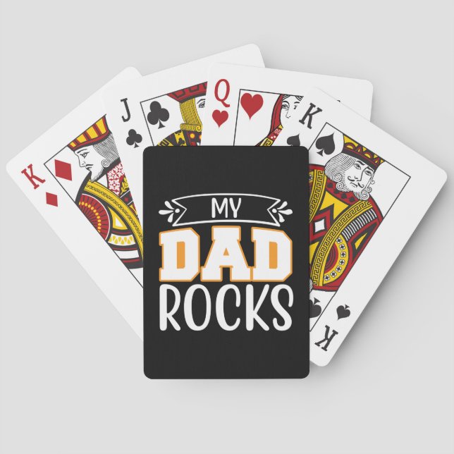 Jeu De Cartes Cadeaux Papa | Mon Papa Déchire (dos)