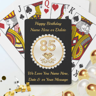 Jeu De Cartes Cadeaux pour 85e anniversaire, Idées, Idées Cadeau