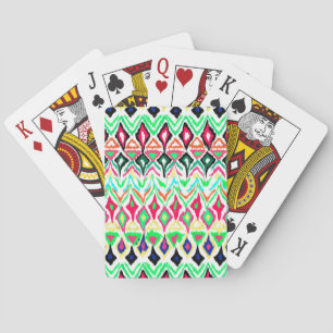 Jeu De Cartes Cadre de plaque d'immatriculation motif coloré