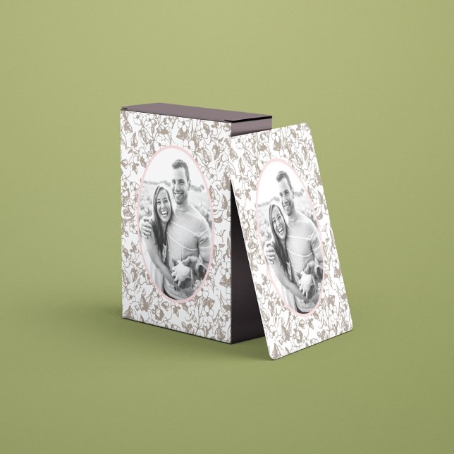 Jeu De Cartes Cadre photo de fleurs (Créateur téléchargé)