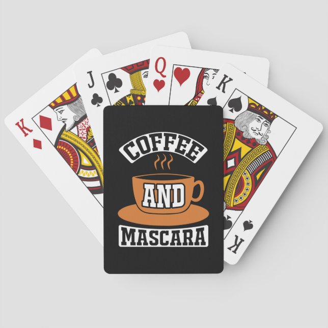 Jeu De Cartes Café Art Café Et Mascara (dos)