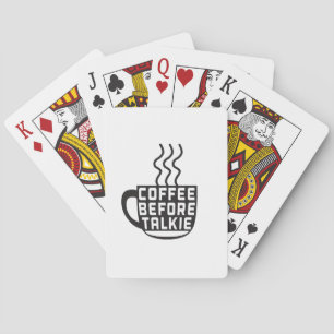 Jeu De Cartes Café avant film parlant