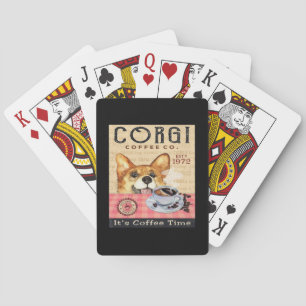 Jeu De Cartes Café Chien Corgi