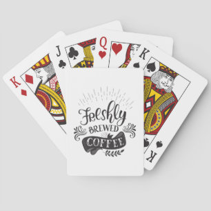 Jeu De Cartes Café Fraîchement Infusé