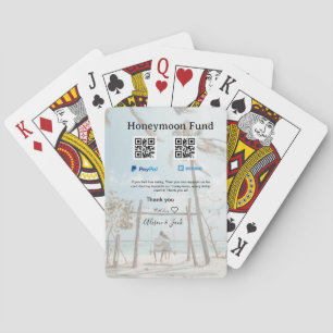 Jeu De Cartes Caisse de lune de miel venmo paypal don Q R couple