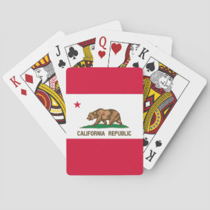 Jeu De Cartes California State Flag Design