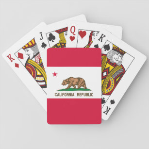 Jeu De Cartes California State Flag Design