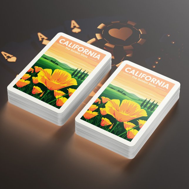 Jeu De Cartes Californie vintage (Créateur téléchargé)
