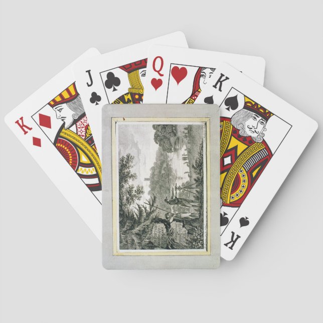 Jeu De Cartes Calling card of Humphrey Repton, gravée par Thoma (dos)