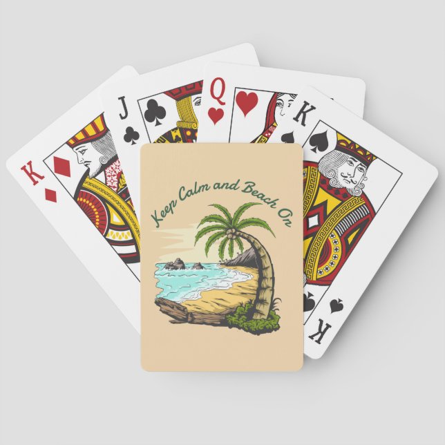 Jeu De Cartes Calme et plage (dos)