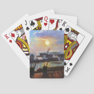 Jeu De Cartes Camille Pissarro - Coucher de soleil, Rouen