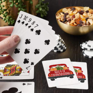 Jeu De Cartes Camion de Thanksgiving