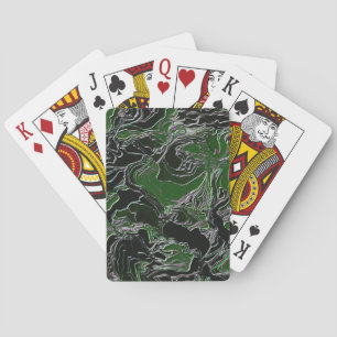 Jeu De Cartes Camo Vert Funky