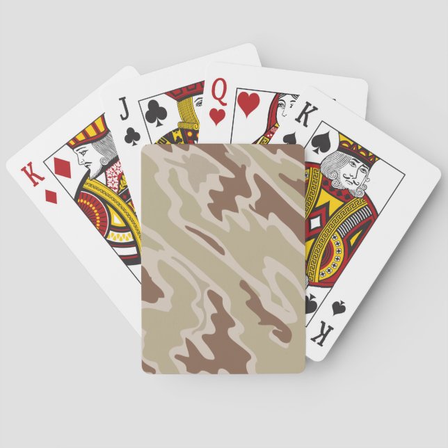 Jeu De Cartes Camouflage (dos)