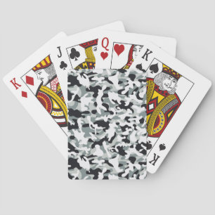 Jeu De Cartes Camouflage Poussière de Neige