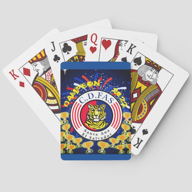 Jeu De Cartes Campeones 2022 C.D. FAS El Salvador Football (dos)