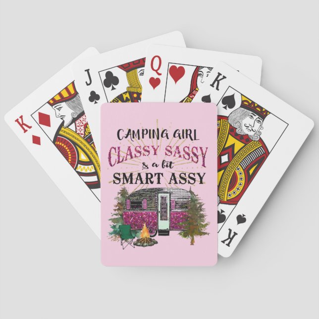 Jeu De Cartes Camping Girl (dos)