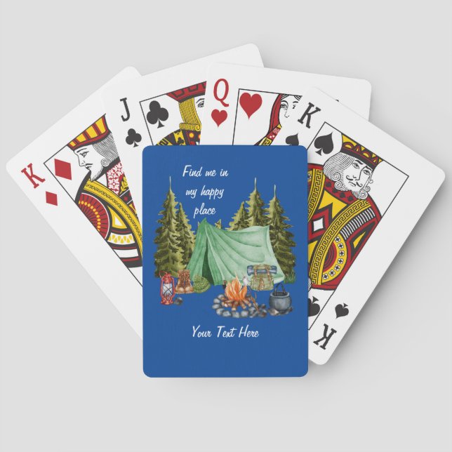 Jeu De Cartes Camping Happy Place (dos)