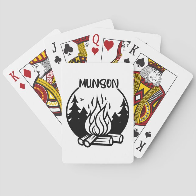 Jeu De Cartes Camping Munson (dos)
