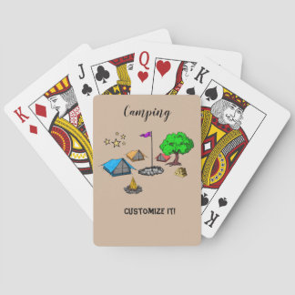Jeu De Cartes Camping Playing Cards