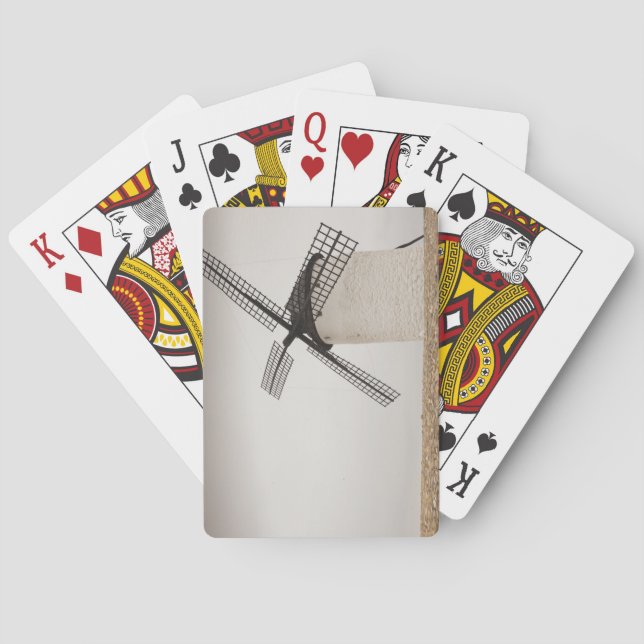 Jeu De Cartes Campo de Criptana, anciens moulins à vent de La Ma (dos)