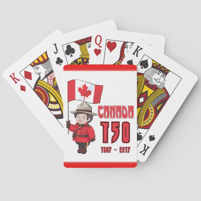 Jeu De Cartes Canada 150 ans (dos)
