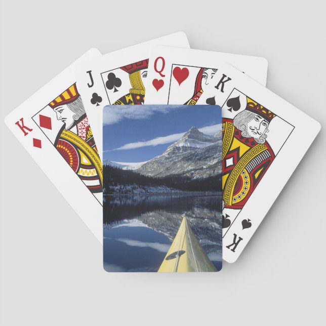 Jeu De Cartes Canada, Colombie-Britannique, Banff. Proue de kaya (dos)