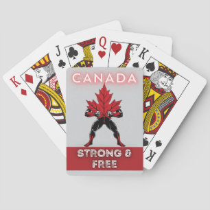 Jeu De Cartes Canada Fort et libre
